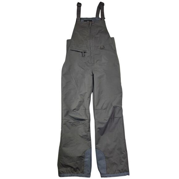 Gemyse | Grey & Black Snow Bibs | Youth Size 14/16 - Picture 1 of 8